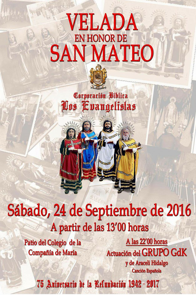 Velada en honor de San Mateo