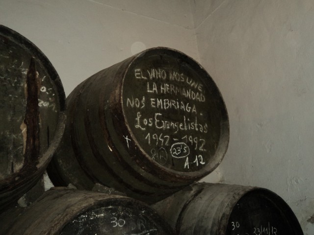 Los Evangelistas en las Bodegas Delgado